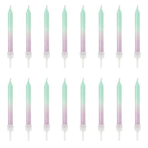 Ombre Classic Birthday Candles - Ellie and Piper