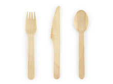 Wooden Cutlery (18 Piece Set) - Ellie and Piper