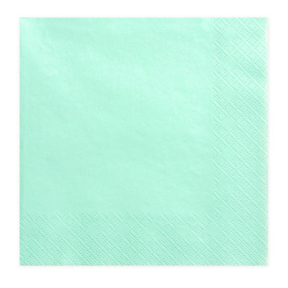 Mint Lunch Paper Napkins