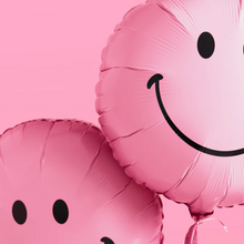 Pink Smiley Face Balloons - Ellie and Piper