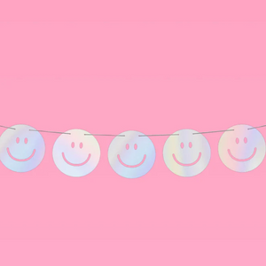 Smiley Face Banner - Ellie and Piper