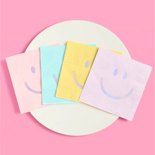 Smiley Face Cocktail Napkins - Ellie and Piper