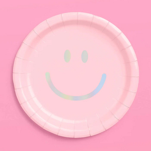 Smiley Face Large Plates - Ellie and Piper