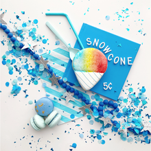 Snow Cone Blue Confetti Pack - Ellie and Piper