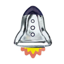 Space Rocket Paper Plate - Ellie and Piper