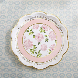 Tea Time Whimsy Dinner Paper Plates - Ellie and Piper