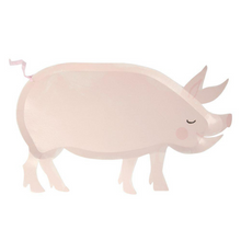 On the Farm Pig Paper Plates