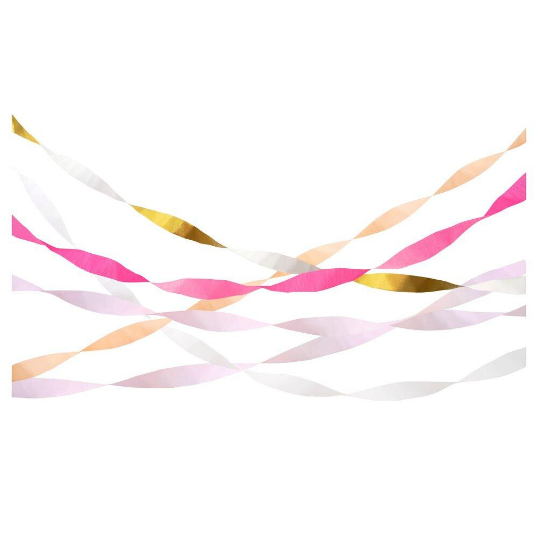 81' Crepe Streamer - Pink
