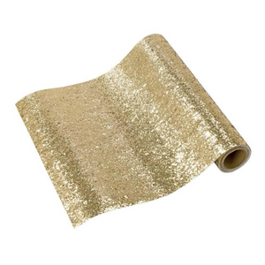 Luxe Gold Glitter Table Runner - Ellie and Piper