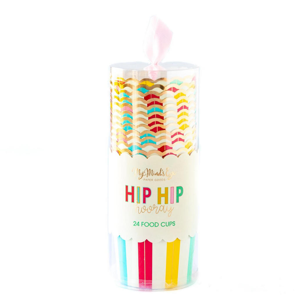 Hip Hip Hooray Food Cups - Damaged Packaging - Ellie and Piper