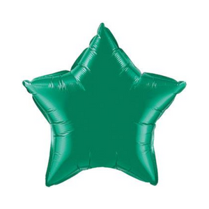 Emerald Green Star Shaped Balloon - Ellie and Piper