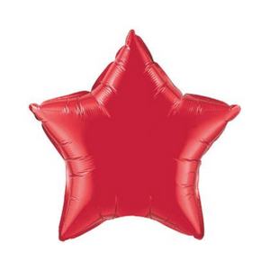 Ruby Red Star Shaped Balloon - Ellie and Piper