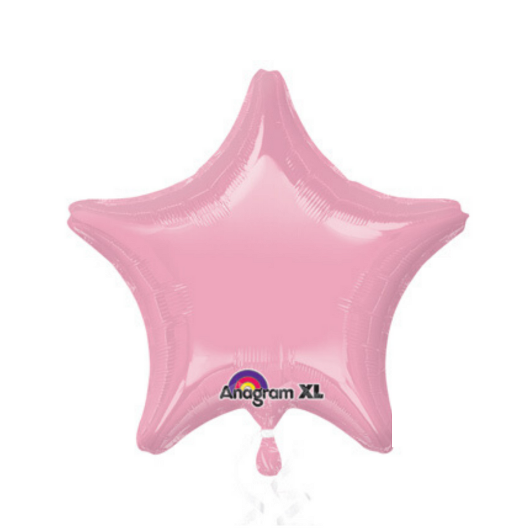 Pearl Pink Star Shaped Balloon - Ellie and Piper