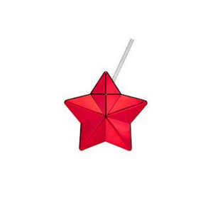 Red Metallic Liberty Star Drink Tumbler - Ellie and Piper