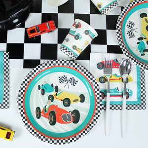 Vintage Race Car Plates - Ellie and Piper