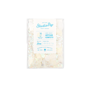 Whipped Cream White Confetti Pack - Ellie and Piper