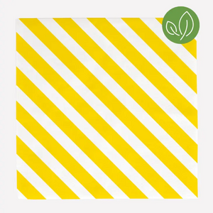 Yellow Stripe Paper Napkins - Ellie and Piper