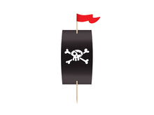 Black and Red Pirates Party Cupcake Kit - Ellie and Piper