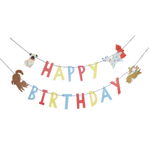 Good Dog Birthday Banner - Ellie and Piper