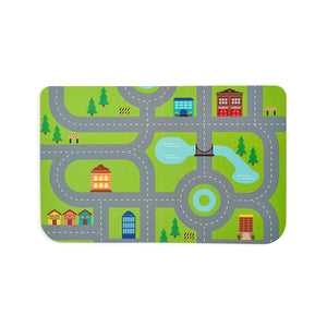 Cars, fire trucks, taxi's, oh my! This sticker activity kit is great to have in your diaper bag or purse for when your little one needs some on-the-go fun. Over 30 reusable stickers. Includes 2 sticker sheets & 1 activity board blooks with scene, game board, match & learn and tic tac toe. Suitable for ages 3 and up.