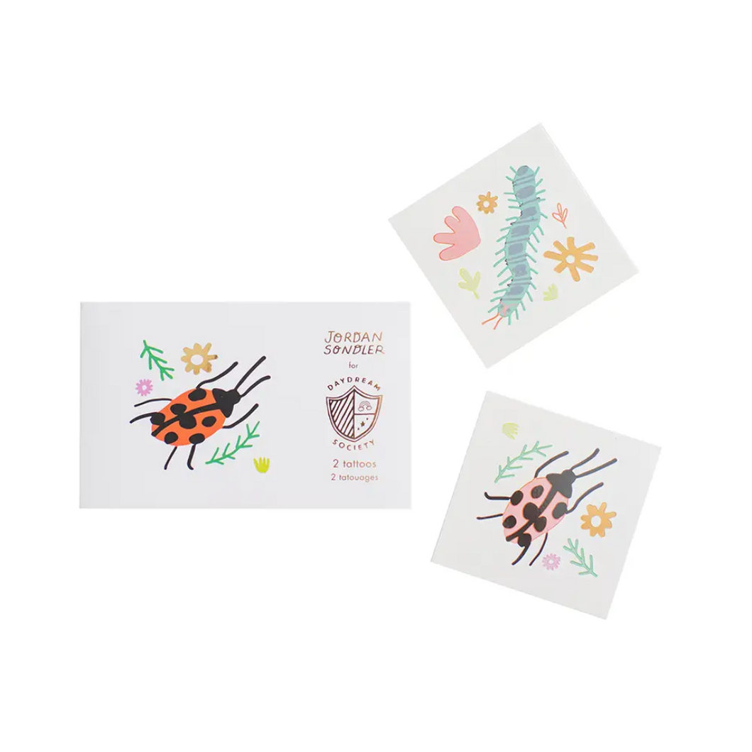 Backyard Bugs Temporary Tattoos - Ellie and Piper