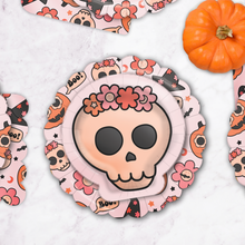 Groovy Halloween Skull Plates - Ellie and Piper