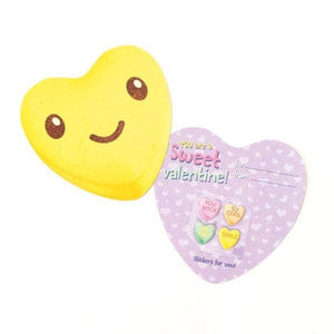 Candy Heart Puffy Sticker Valentines - Ellie and Piper
