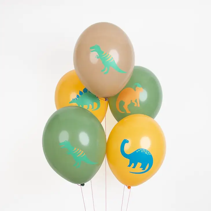 Dino Printed Balloons - Ellie and Piper
