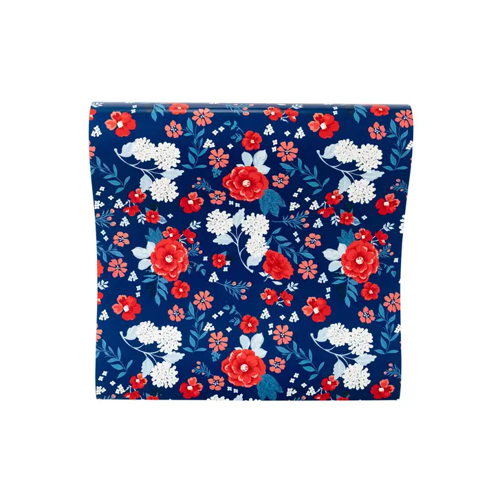 Blue Floral Table Runner - Ellie and Piper