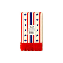Stars and Stripes Scallop Dinner Napkins - Ellie and Piper