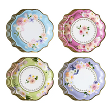 Tea Time Dinner Paper Plates (Set of 16) - Ellie and Piper