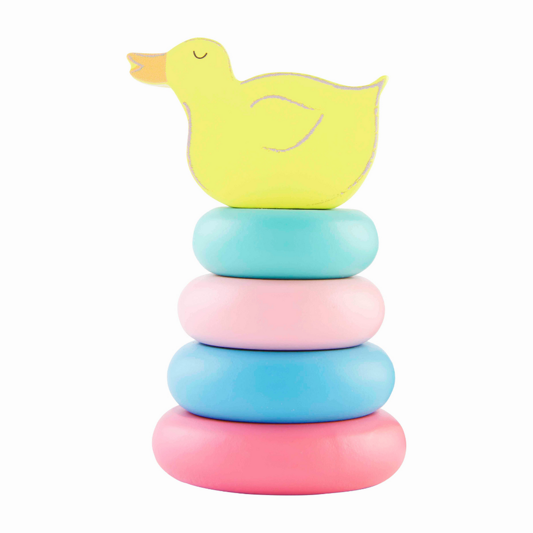 Wooden Duck Stacking Toy - Ellie and Piper
