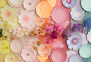 Flower Garden Large Paper Plates - Ellie and Piper