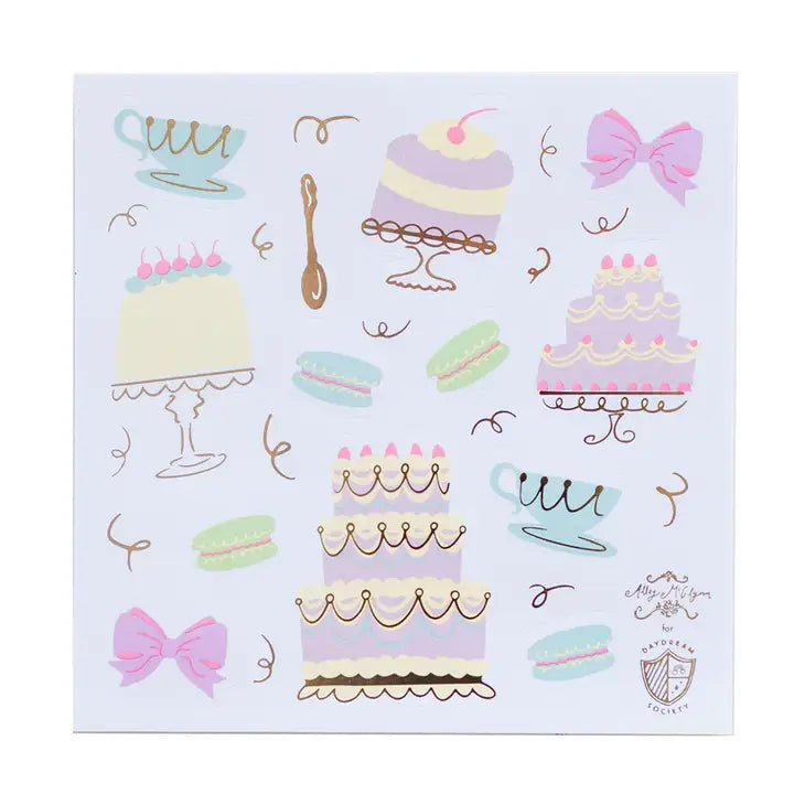 Let Them Eat Cake Sticker Set - Ellie and Piper