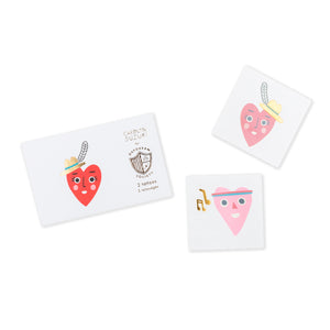 Heartbeat Gang Temporary Tattoos - Ellie and Piper
