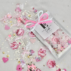 Pink Peonies Confetti - Ellie and Piper