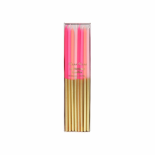 Gold Dipped Pink Mix Candles - Ellie and Piper
