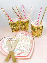 Gold Fringe Party Cups - Ellie and Piper