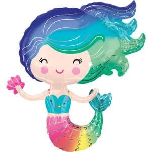 Mermaid Foil Balloon - Ellie and Piper