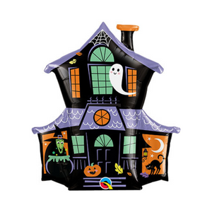 Haunted House Foil Balloon - Ellie and Piper