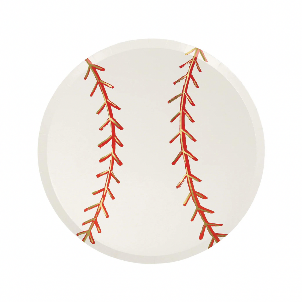 Baseball Plates - Ellie and Piper