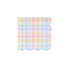 Plaid Pattern Large Napkins - Ellie and Piper
