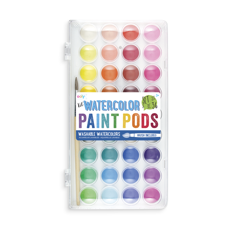 Rainbow Watercolor Paint Pods - Ellie and Piper