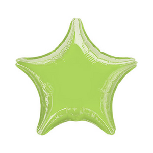 Lime Green Star Shaped Balloon - Ellie and Piper