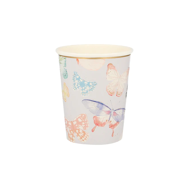 Butterfly Party Cups - Ellie and Piper