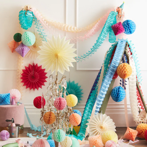 Bright Honeycomb Garlands - Ellie and Piper
