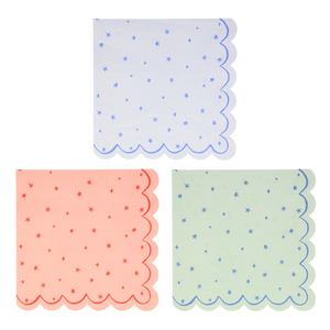 Star Pattern Large Napkins - Ellie and Piper