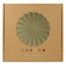 Earthy Small Reusable Bamboo Plates - Ellie and Piper