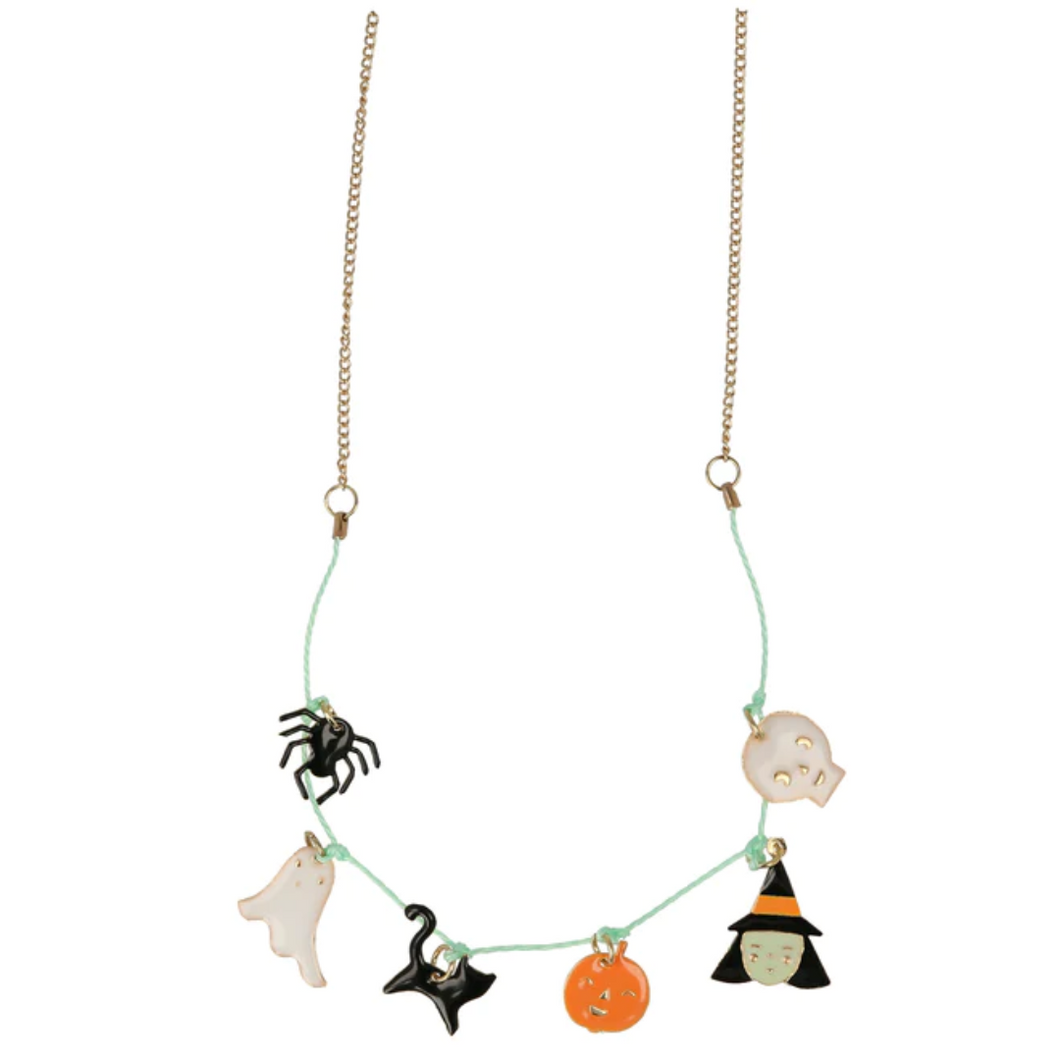 Enamel Halloween Necklace - Ellie and Piper
