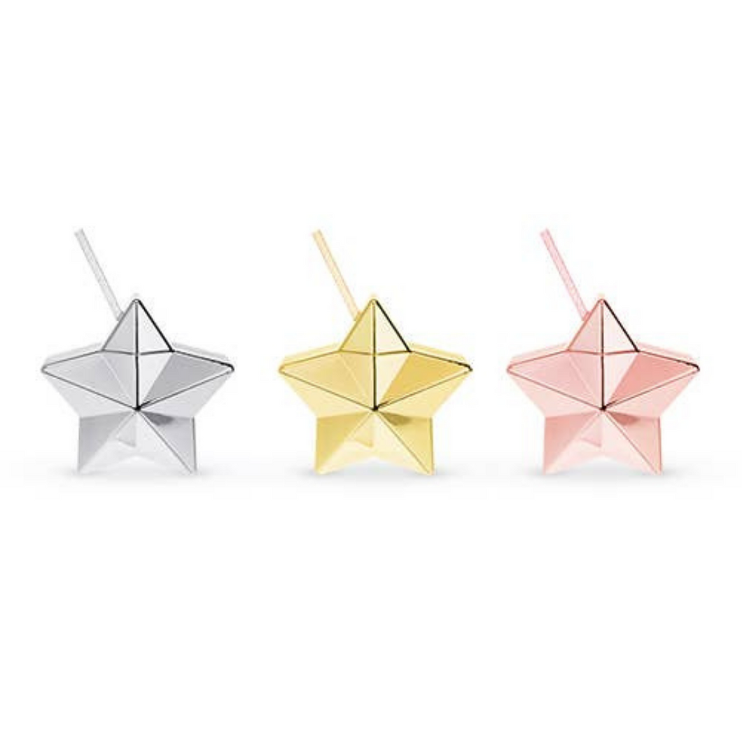 Assorted Metallic Star Drink Tumblers - Ellie and Piper